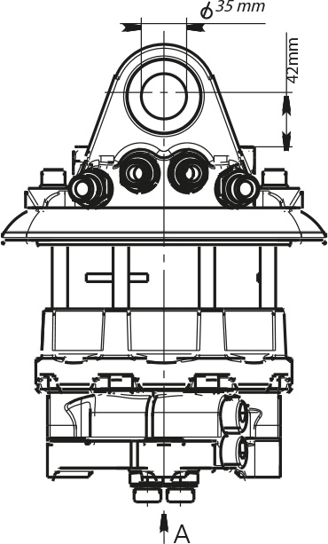 Rotator GR 603 mit Flansch