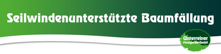 Seilwindenunterstützte Baumfällung Header Seilwindenunterstützte Baumfällung Header